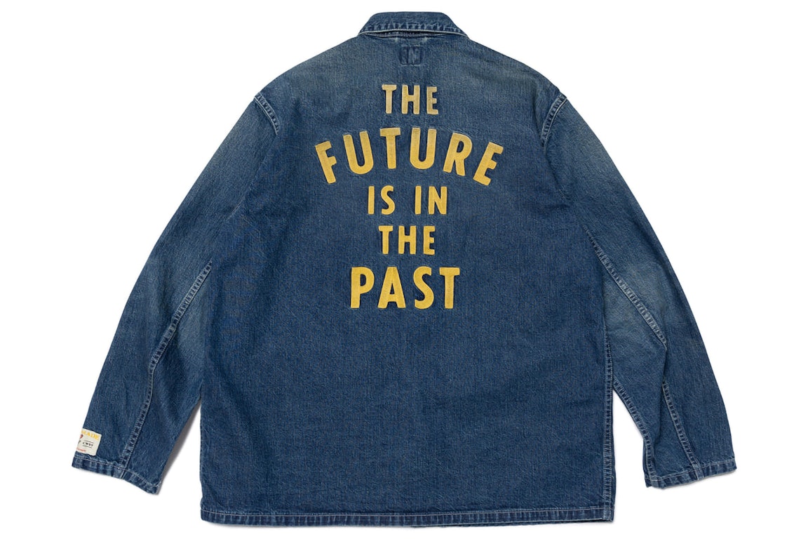 Pre-owned Human Made Future Past Denim Coverall Jacket Indigo