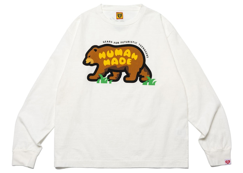 Human Made Graphic #1 L/S T-shirt White Men's - SS23 - GB