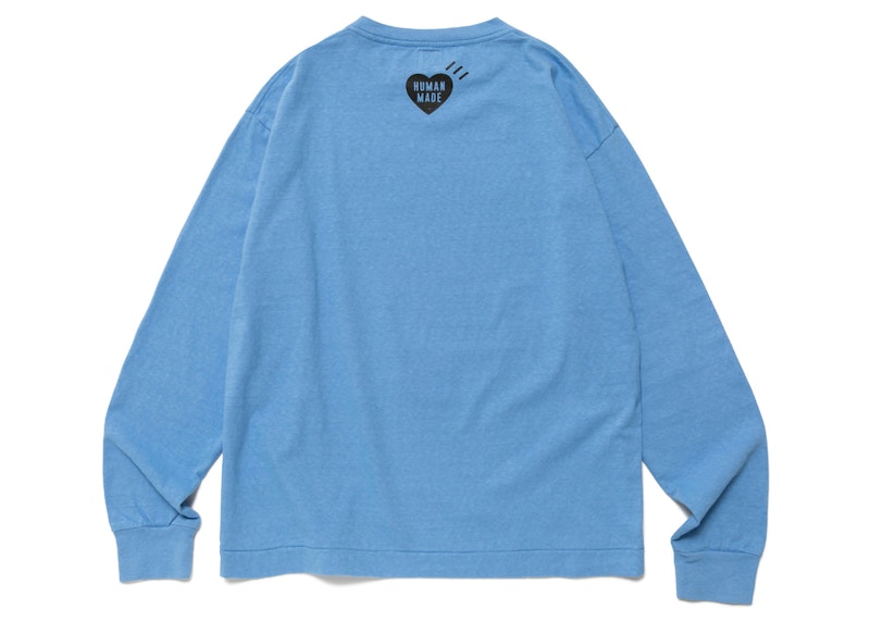 Human Made Graphic #2 L/S T-Shirt Blue Men's - SS23 - US