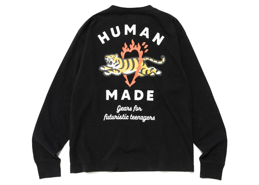 Pre-owned Human Made Graphic #3 L/s T-shirt Black