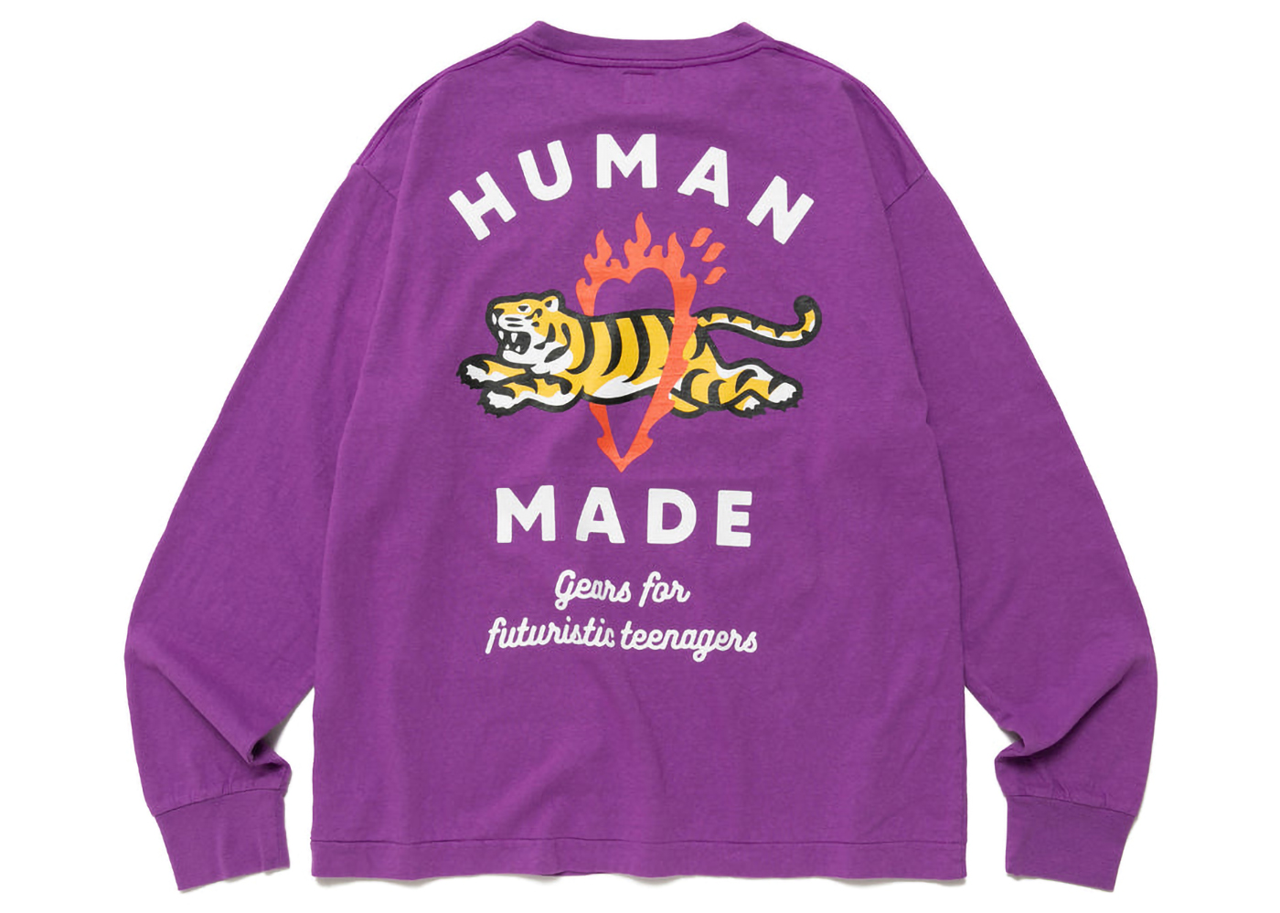 Human Made Graphic #3 L/S T-Shirt Purple