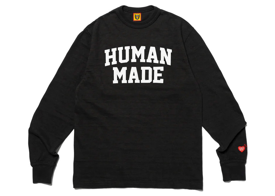 Human Made Graphic #7 L/S T-shirt Black - FW23 Men's - GB