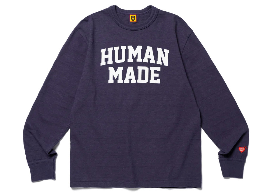 Human Made Graphic #7 L/S T-shirt Navy 男装- FW23 - CN