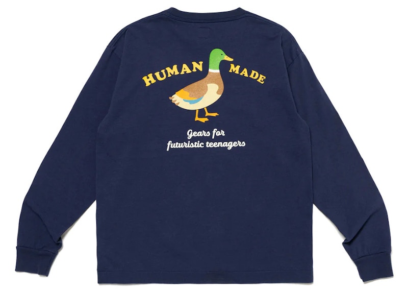 Human Made Graphic L/S T-Shirt #3 T-shirt Navy Men's - FW23 - US