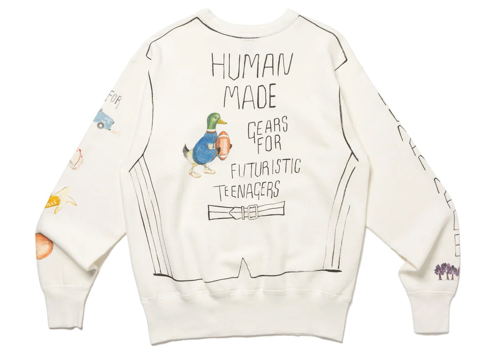 Human Made Graphic Sweatshirt White