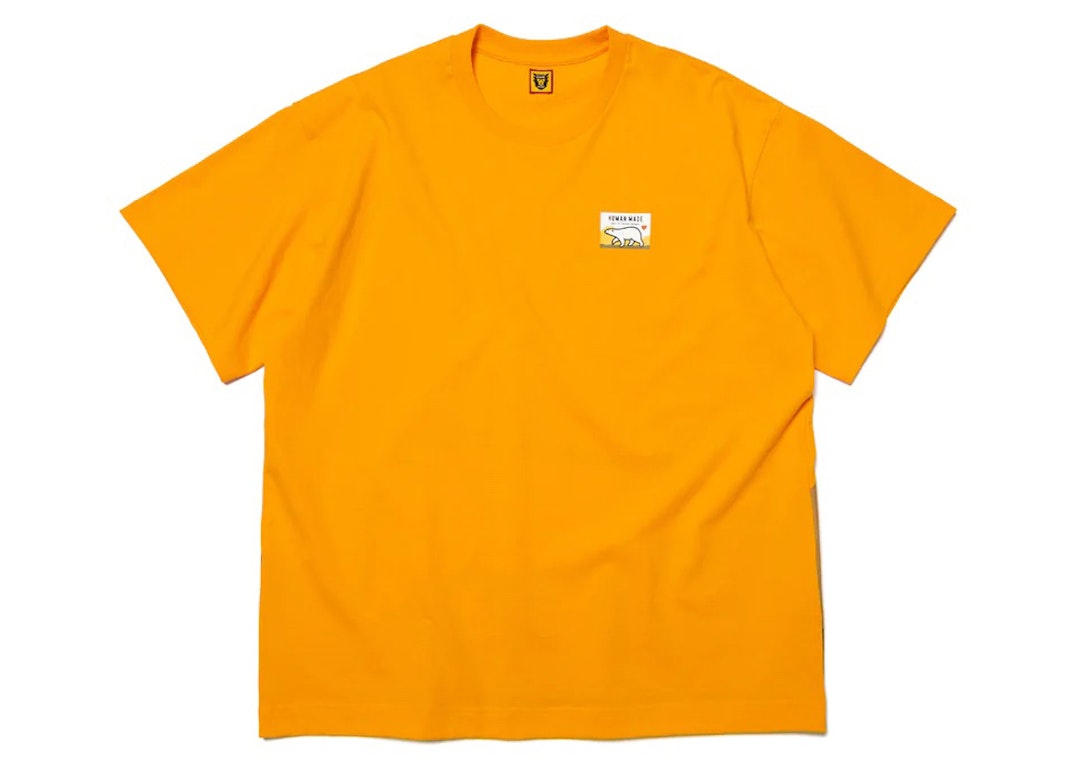 Pre-owned Human Made Graphic T-shirt Yellow