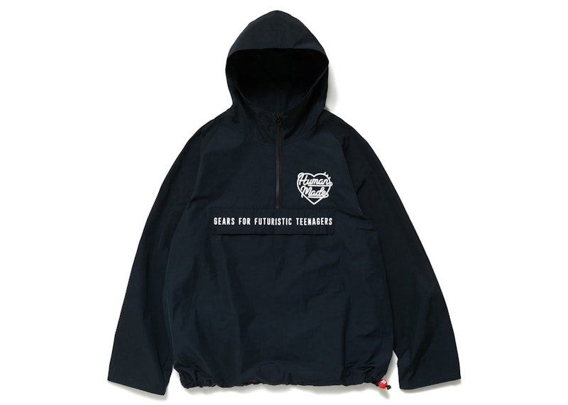 【在庫新品】HUMAN MADE 22FW HALF-ZIP ANORAK NAVY 2XL その他