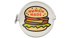Human Made Hamburger Circle Coin Case White