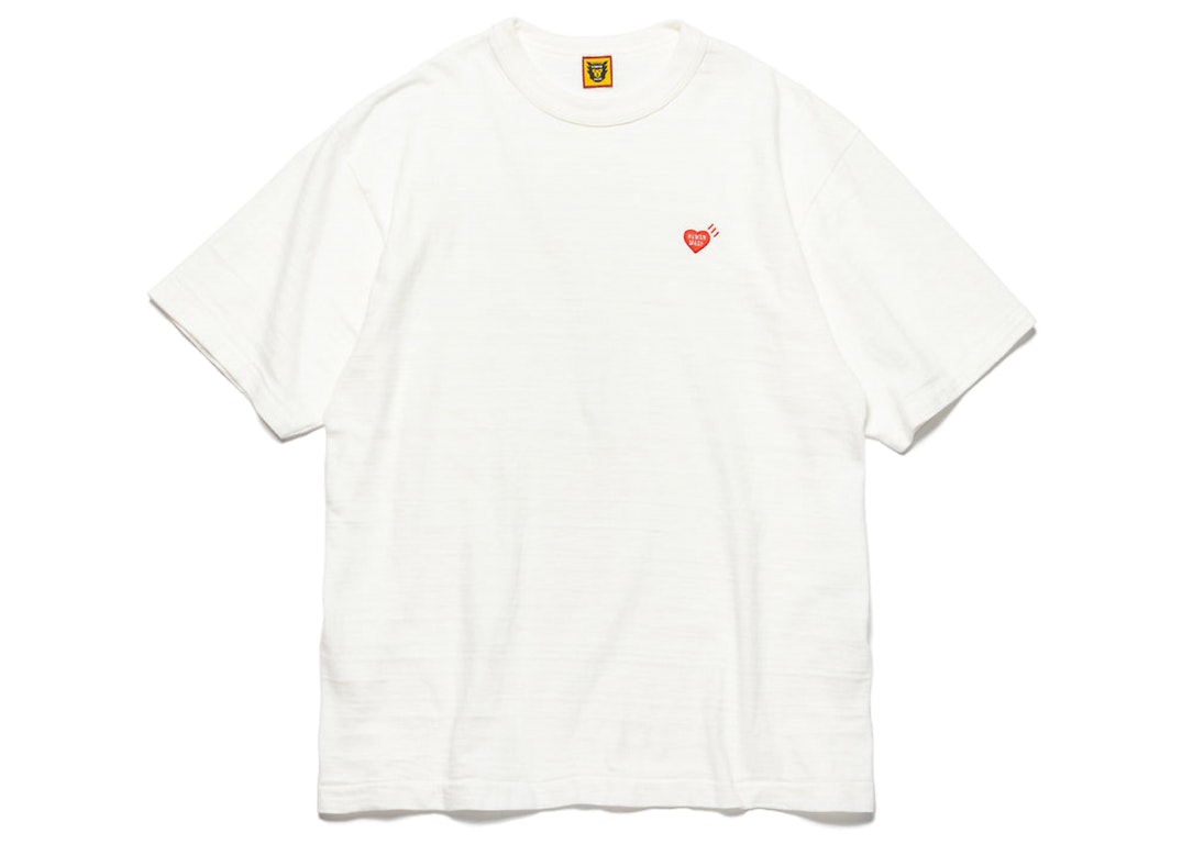 Pre-owned Human Made Heart Badge T-shirt (fw22) White