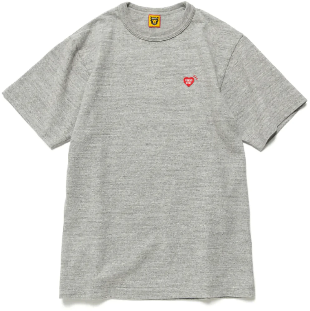 Human Made Heart Badge T-Shirt White Red Men's - FW22 - GB