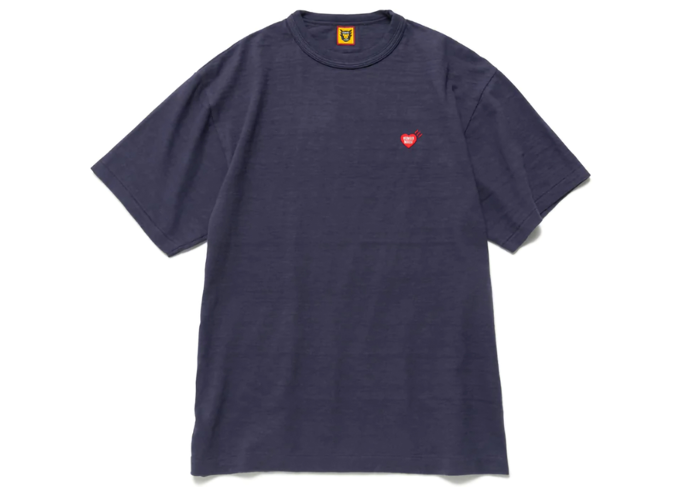 Human Made Heart Badge T-Shirt Navy Red