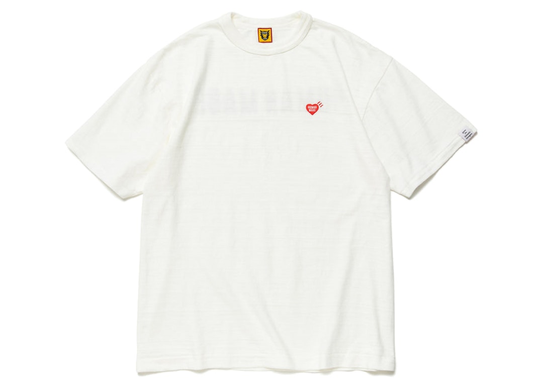 Pre-owned Human Made Heart Badge T-shirt (ss23) White
