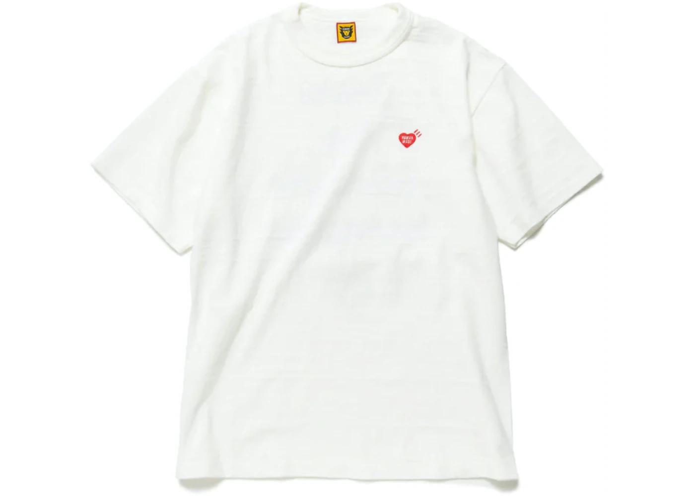 Human Made Heart Badge T-Shirt White Red Men's - FW22 - US