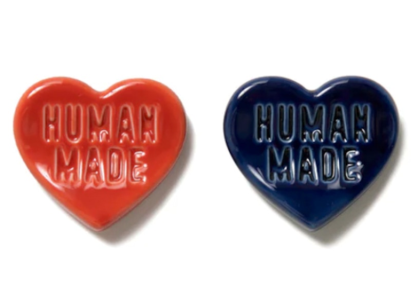 Human Made Heart Chopstick Rest (Set of 2) Red Blue - SS22 - US