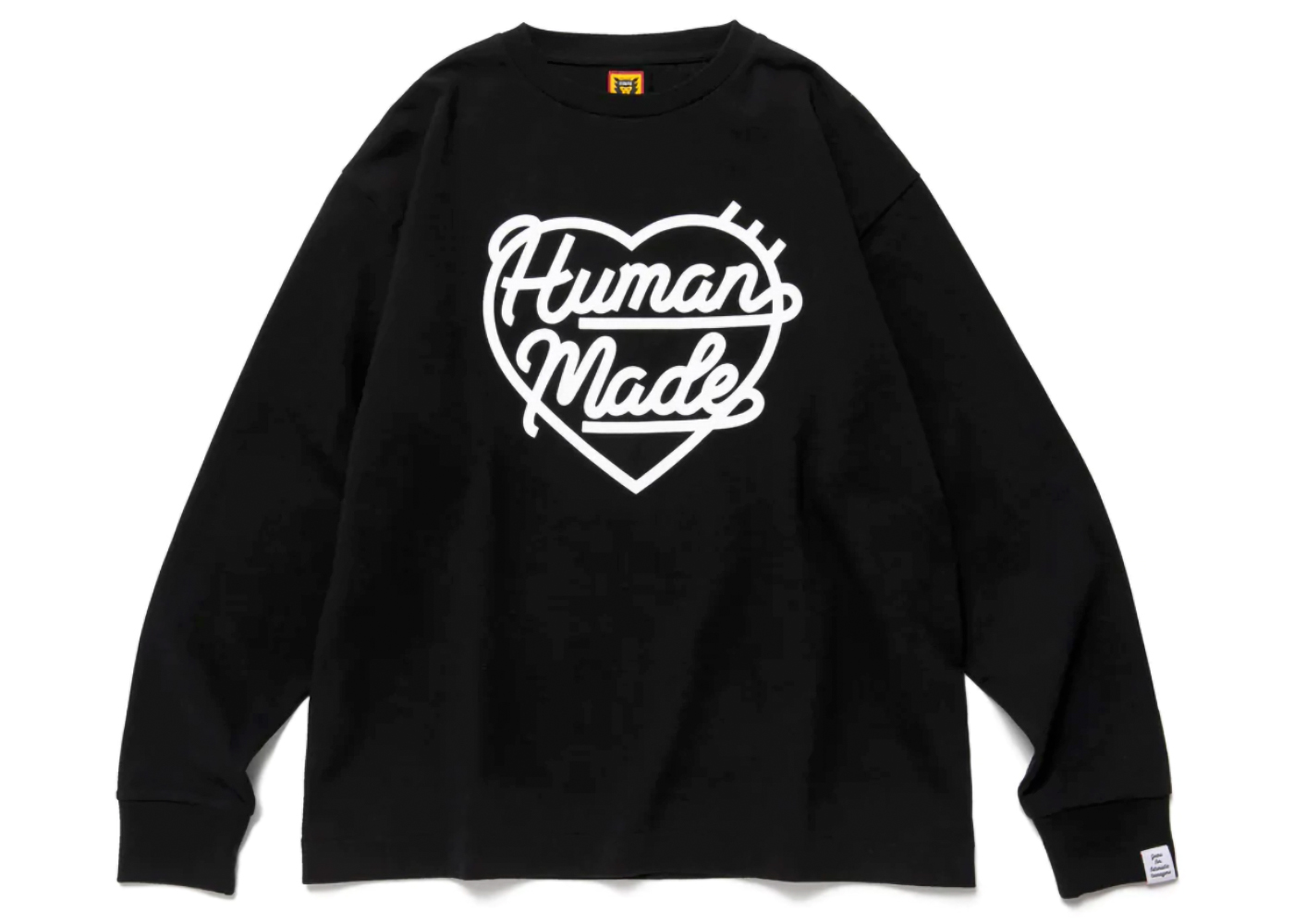 HM24CS008素材human made HEART L/S T-SHIRT BLACK XXL - Tシャツ ...