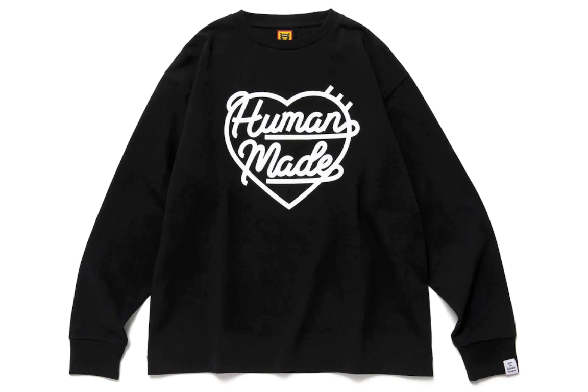 Pre-owned Human Made Heart L/s T-shirt Black