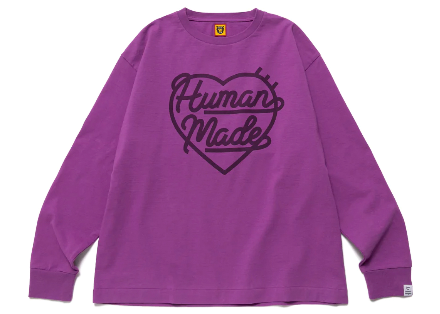 Human Made Heart L/S T-Shirt Purple - FW22 Men's - US
