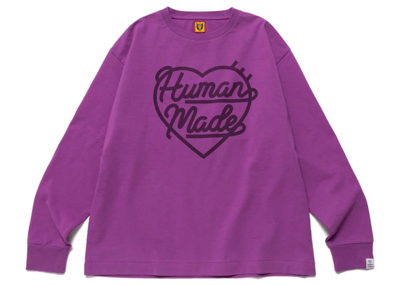 Human Made Heart L/S T-Shirt Purple