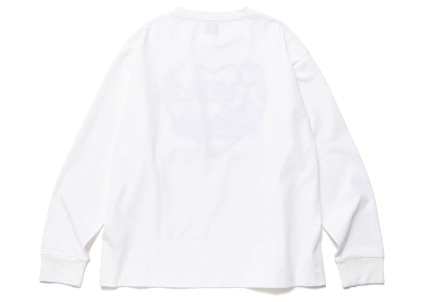 Human Made Heart L/S T-Shirt White Men's - FW22 - US