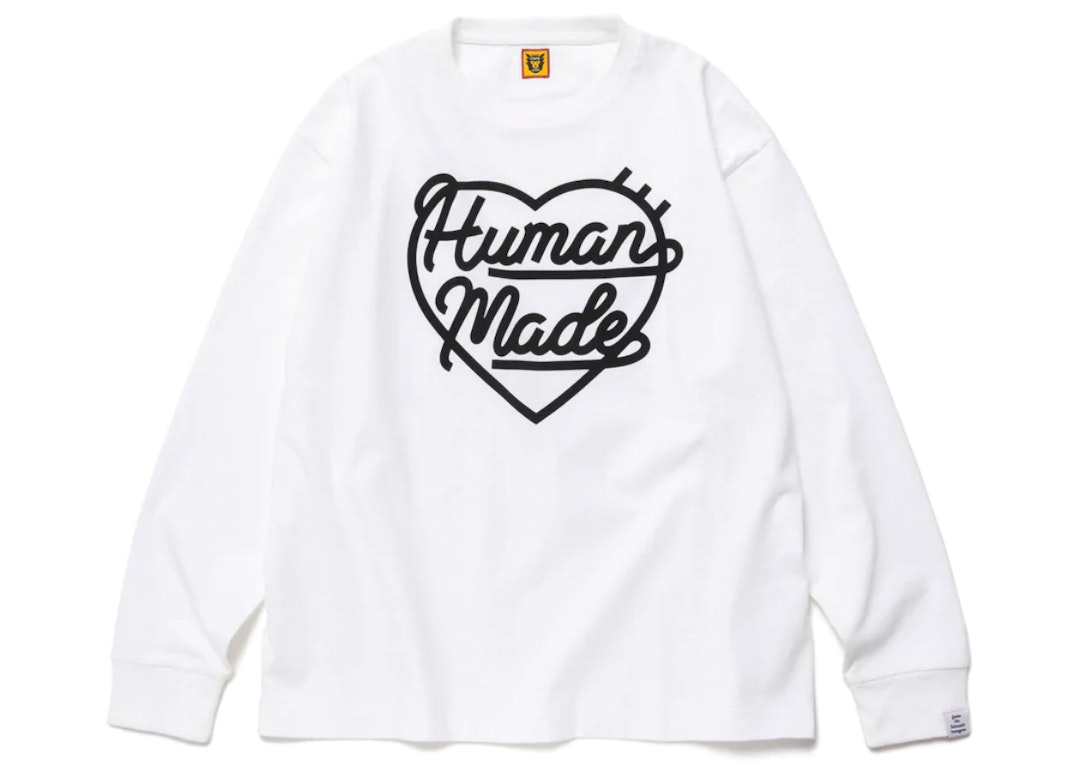 Pre-owned Human Made Heart L/s T-shirt White