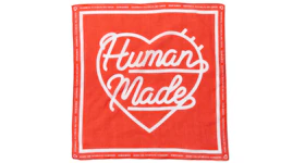 Human Made Heart Logo Bandana Red