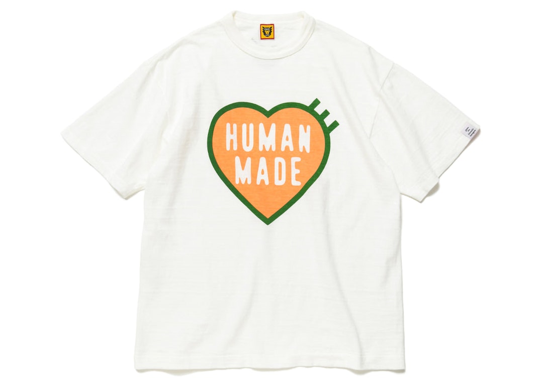 Pre-owned Human Made Heart Logo Graphic #12 T-shirt White