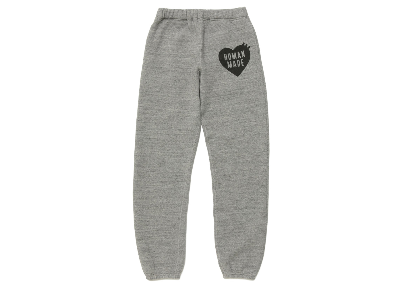 Human Made Heart Logo Sweatpants Grey Men's - SS23 - US