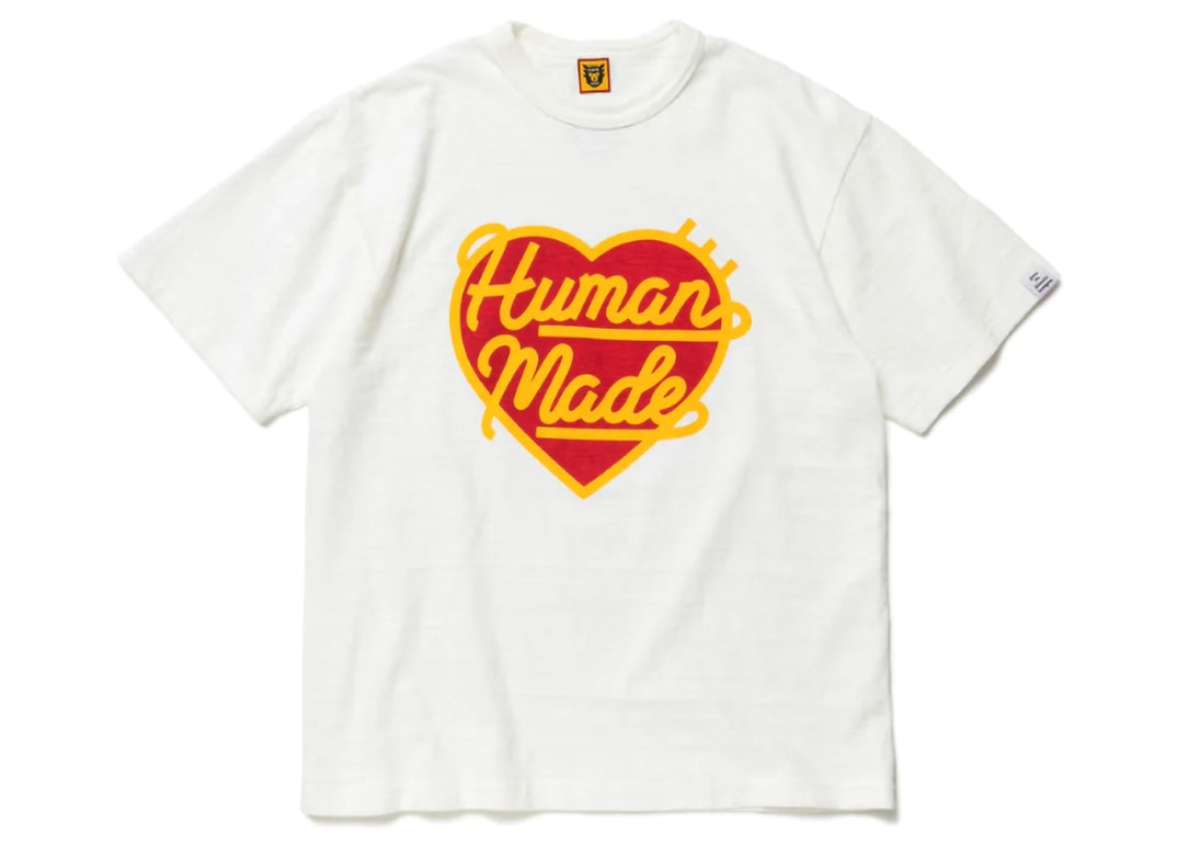 Pre-owned Human Made Heart Logo T-shirt White