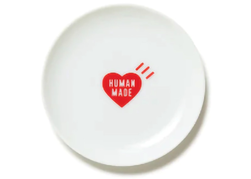 Human Made Heart Mamezara Plate White - SS22 - US