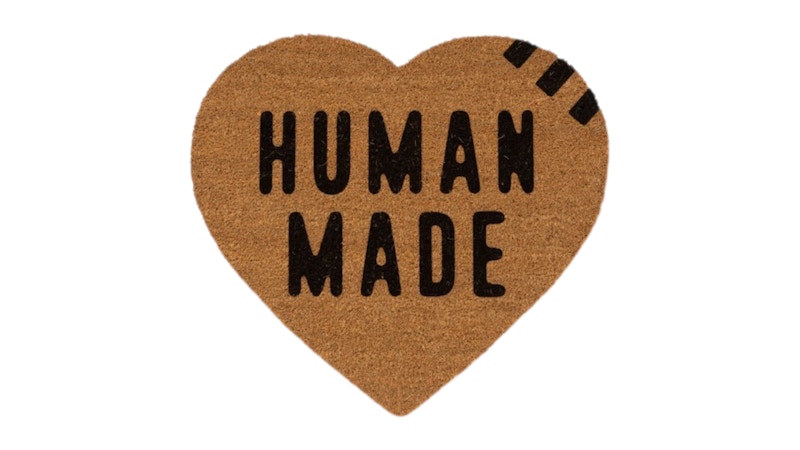 Human Made Heart Rug Large Brown