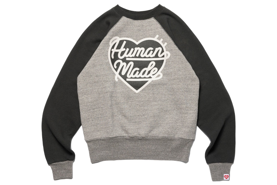 Pre-owned Human Made Heart Sweatshirt (fw22) Grey