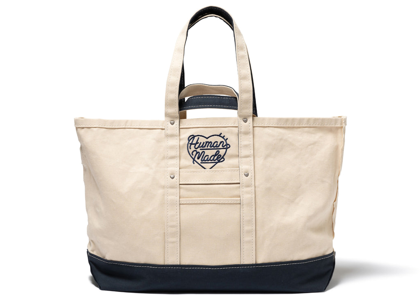 Human Made Heavy Canvas Large Tote Bag Navy
