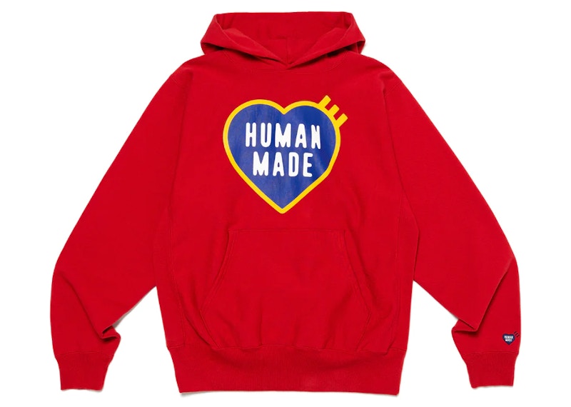 Human Made Heavy Weight #2 Hoodie Red - FW23 Men's - US