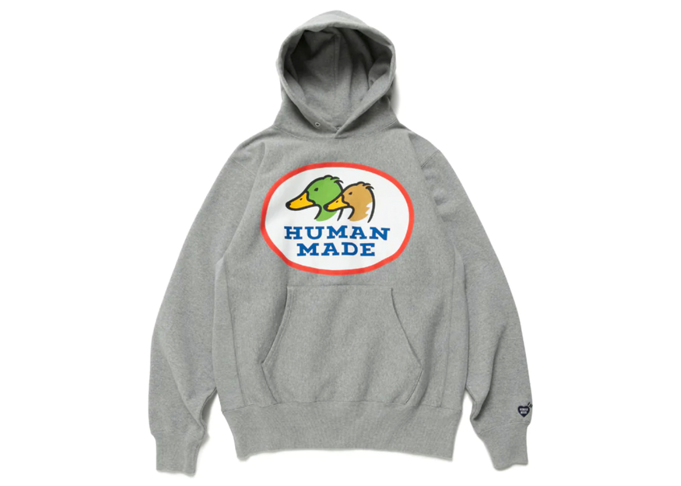 Human Made Heavy Weight Duck #1 Hoodie Grey - FW22 - US