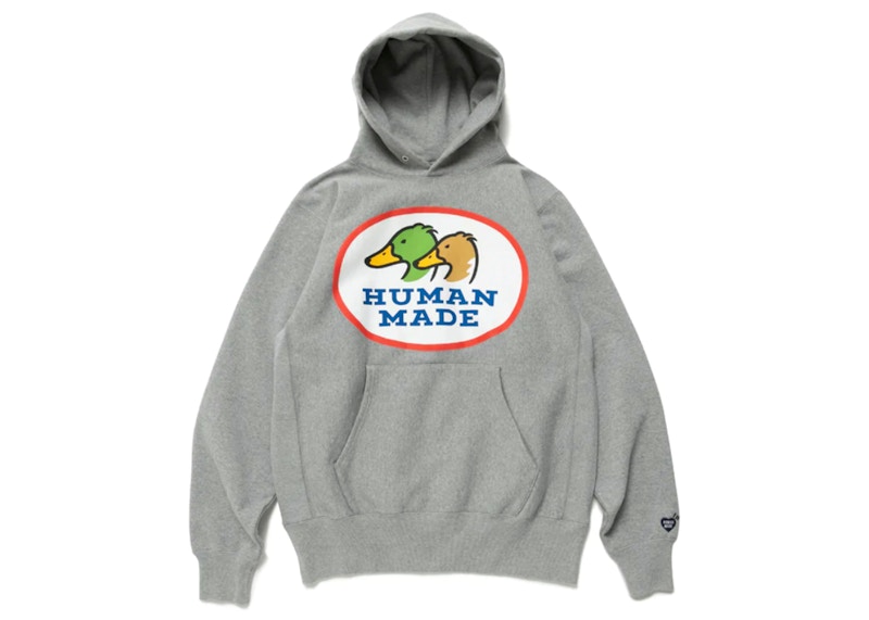 Human Made Heavy Weight Duck #1 Hoodie Grey Men's - FW22 - US