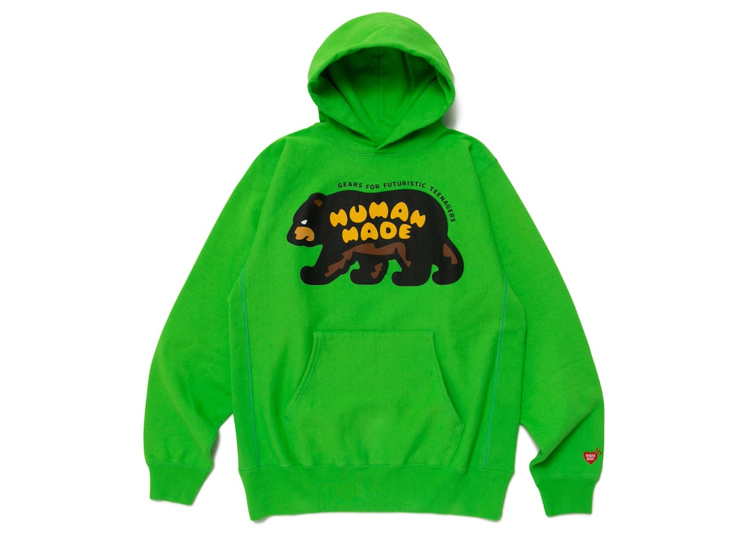 Pre-owned Human Made Heavyweight #1 Hoodie Green