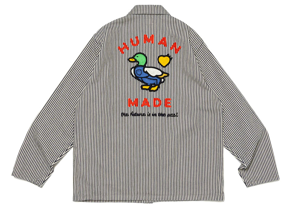 Human Made Hickory Coverall Jacket Indigo Men's - FW23 - US