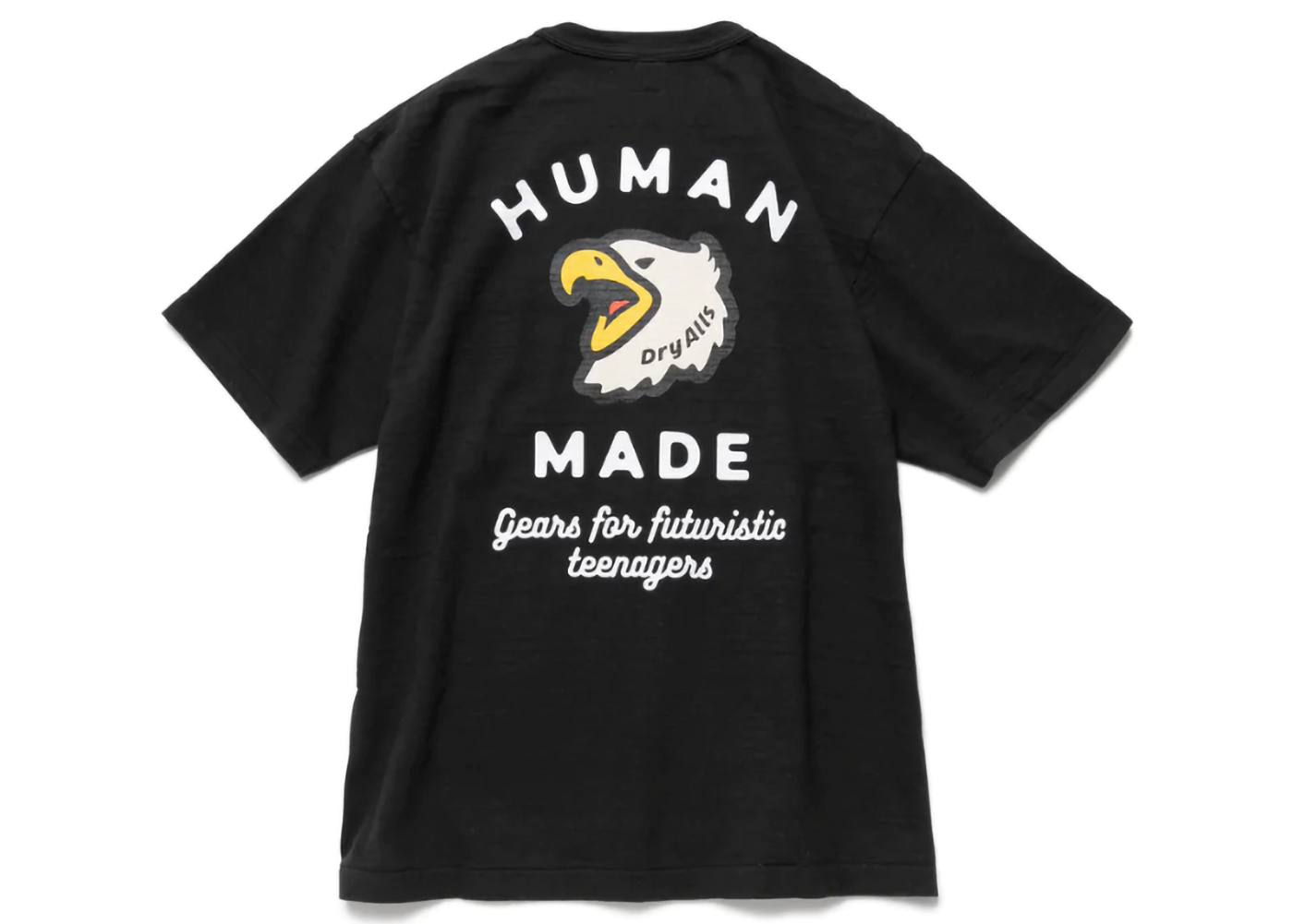 Human Made Human Logo #1 Pocket T-Shirt Black Men's - FW22 - US