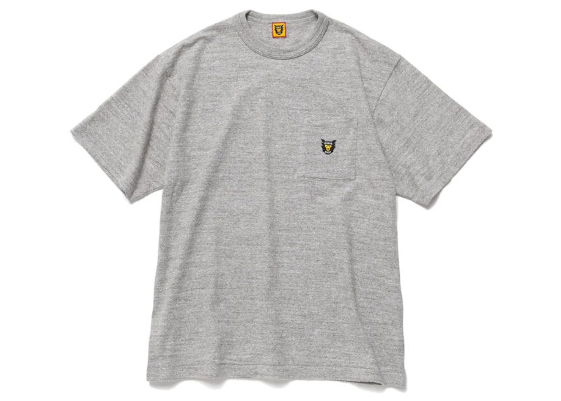 Human Made Human Logo #1 Pocket T-Shirt Grey Men's - FW22 - US