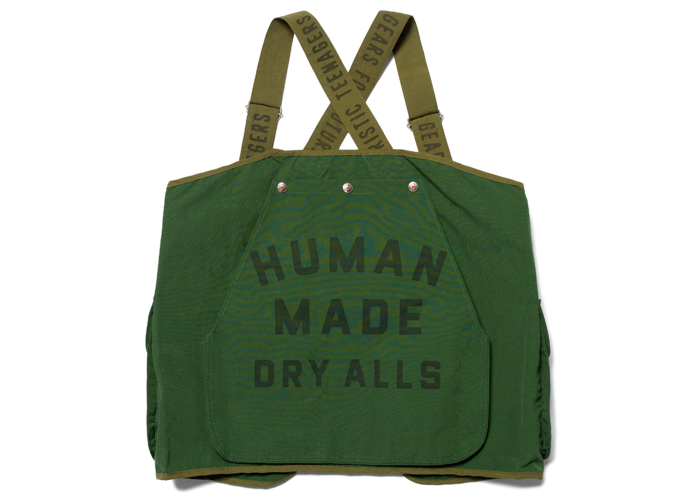 Human Made Hunting Vest Green Men's - SS23 - US
