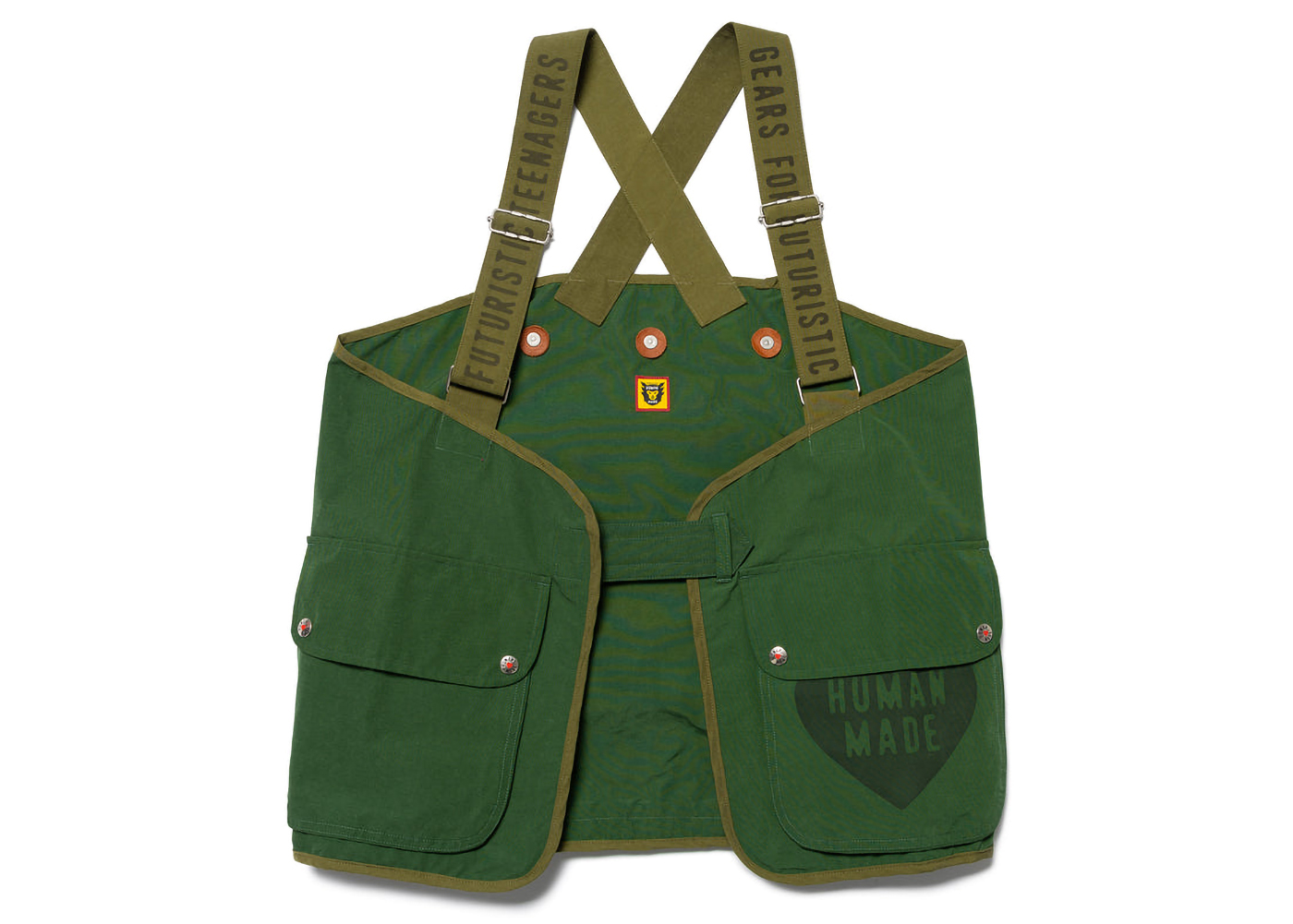 Human Made Hunting Vest Green - SS23 - US