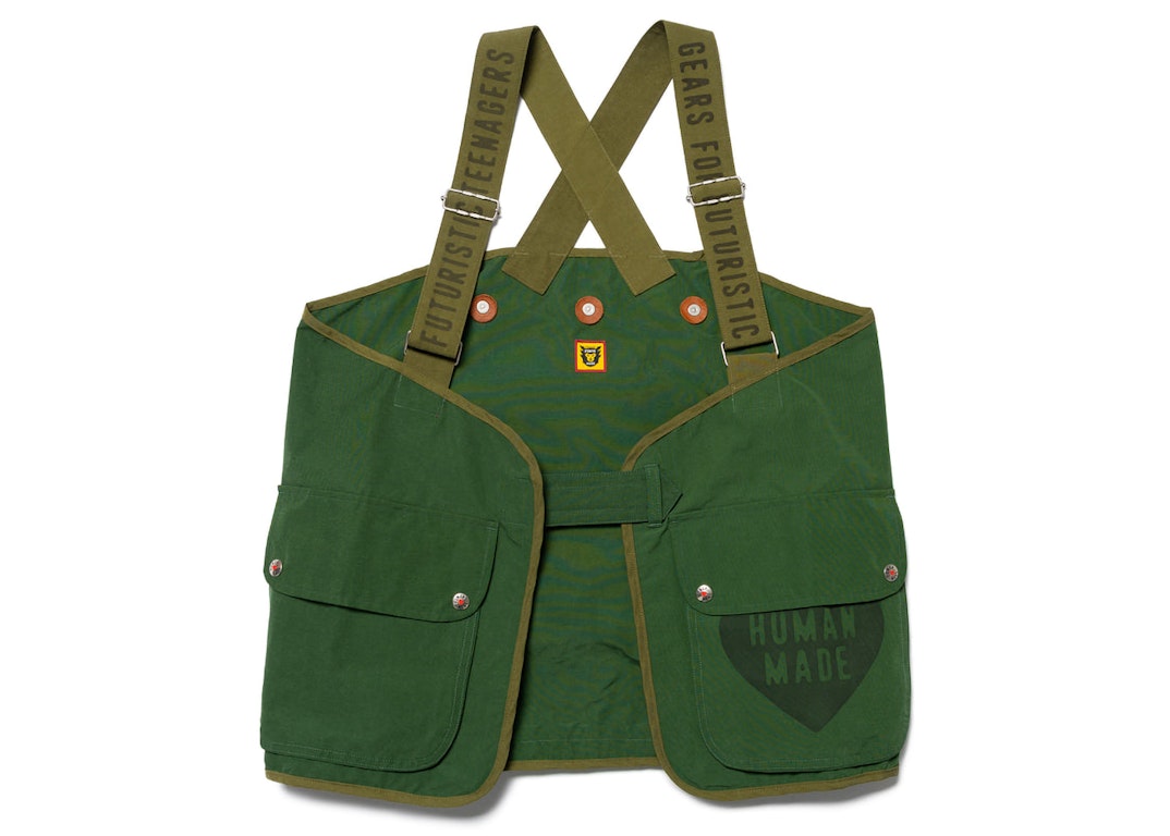 Pre-owned Human Made Hunting Vest Green