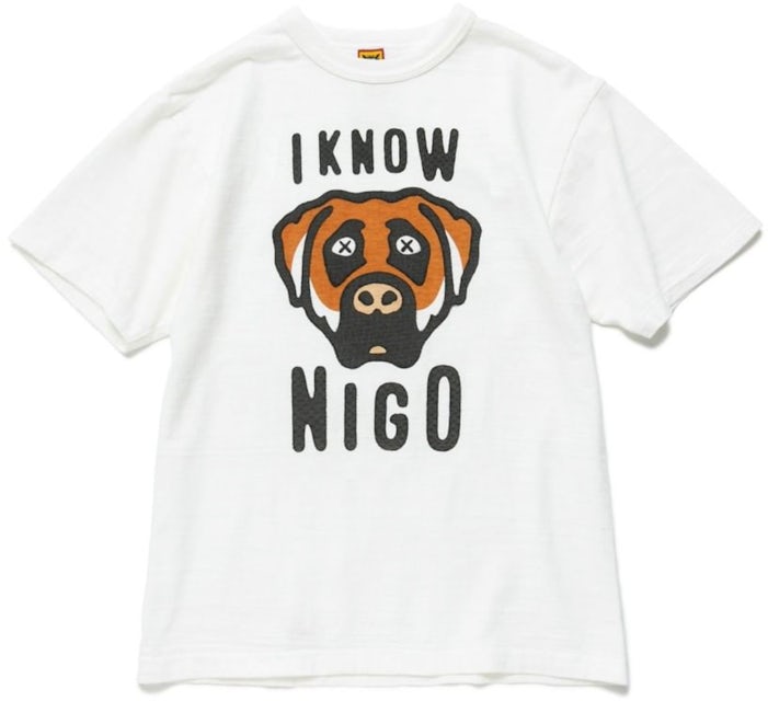 Human Made I Know Nigo Kaws T-Shirt White for Men