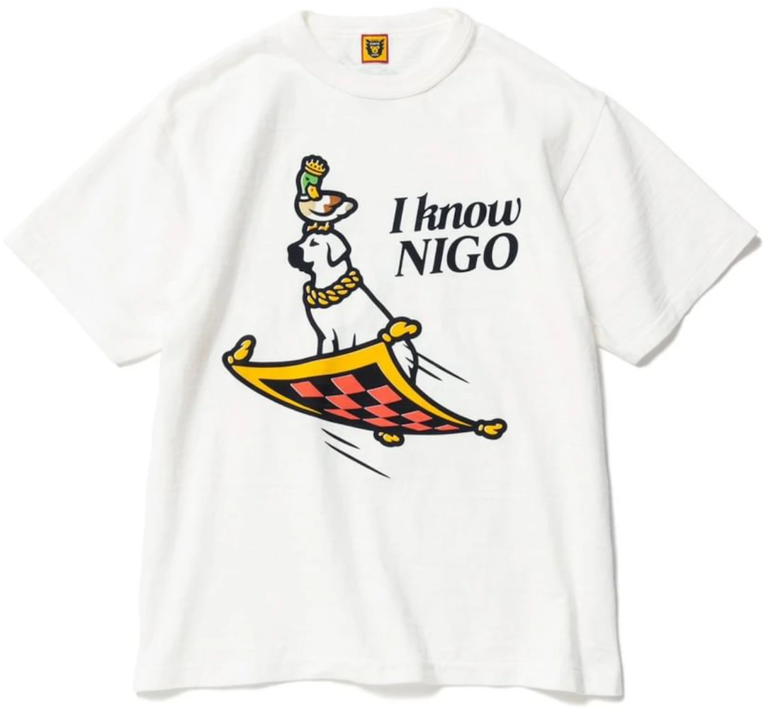 Human Made I Know Nigo T-Shirt White Men's - SS22 - US