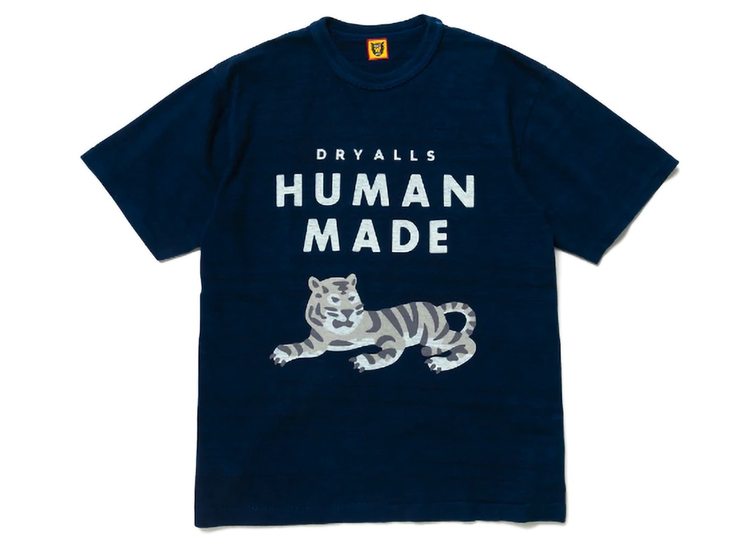 Pre-owned Human Made Indigo #2 T-shirt Indigo Blue