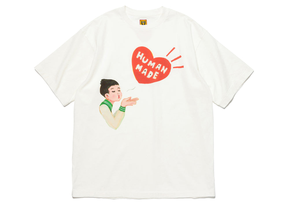 Human Made Keiko Sootome #5 T-Shirt White - SS23 Men's - US