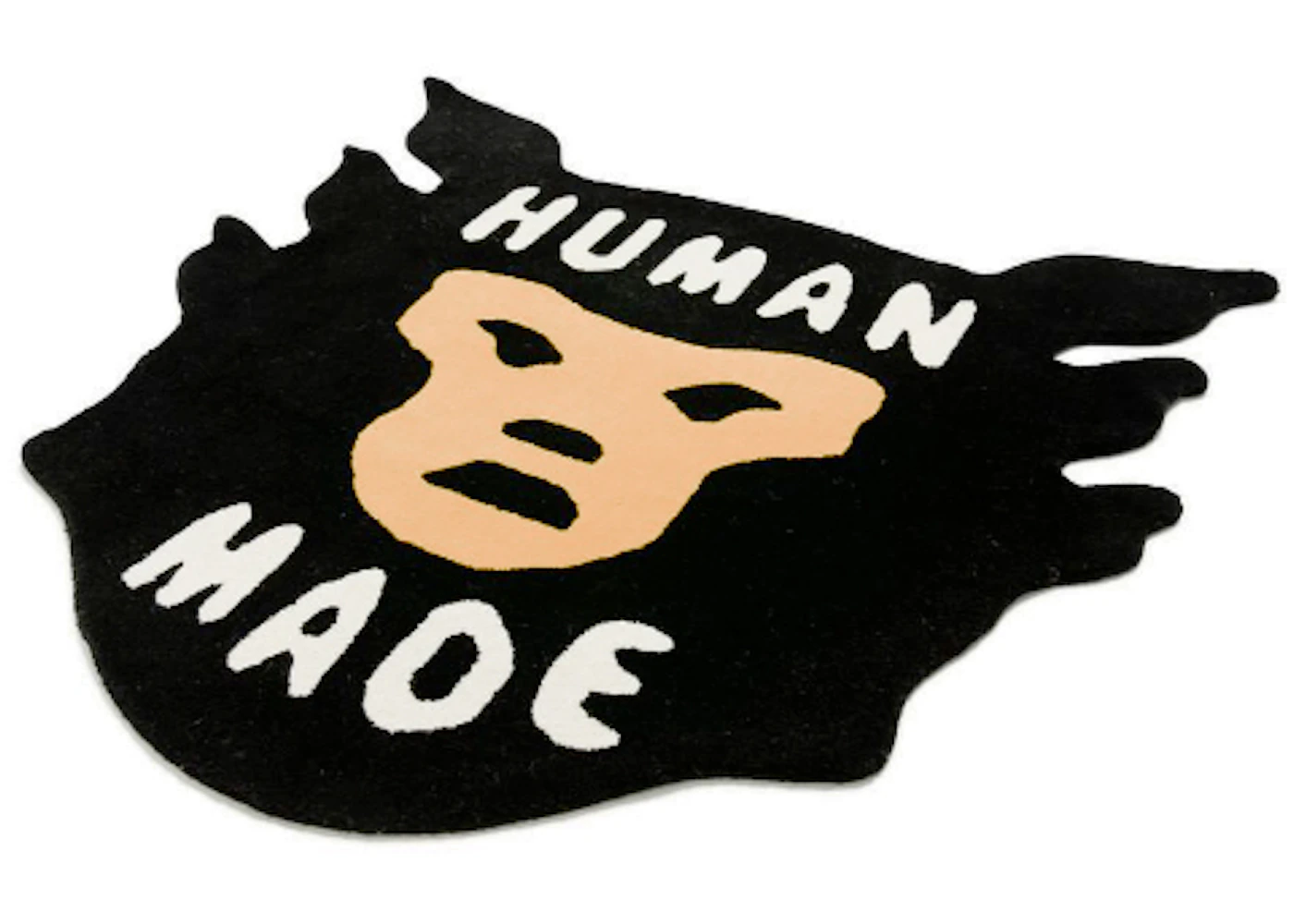 Human Made Large Face Rug Black - SS22 - US
