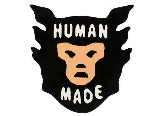 Human Made Large Face Rug Black - SS22 - US