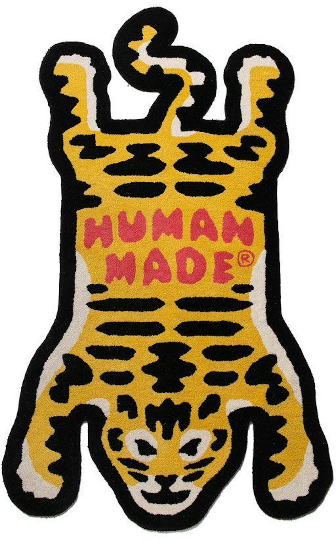 Human Made Large Tiger Rug Yellow