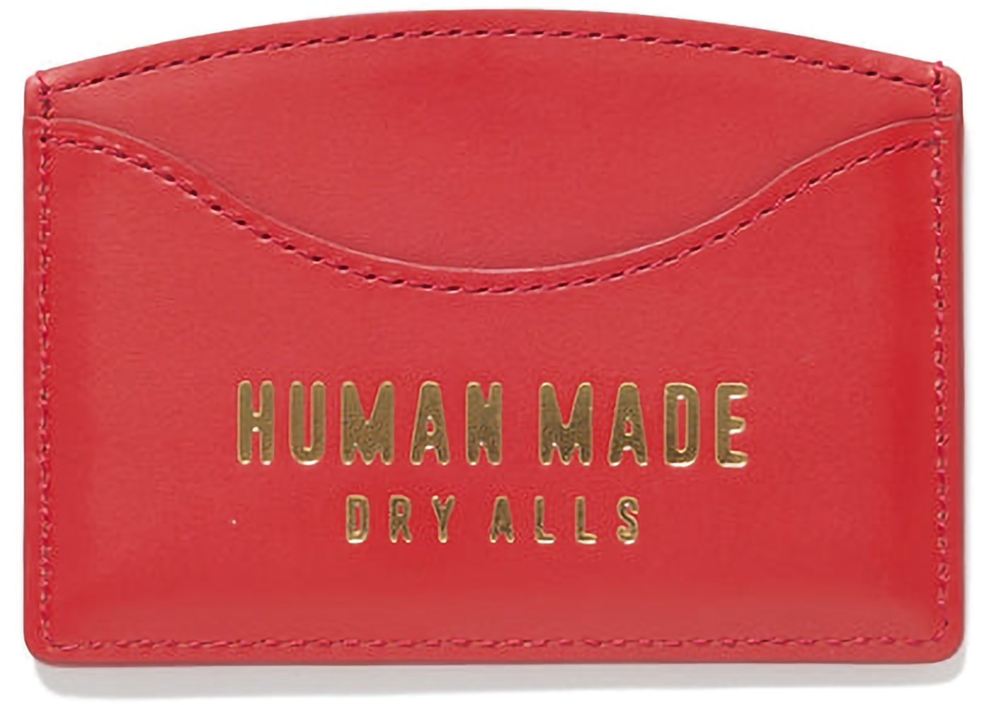 Human Made Leather Card Case Red   SS   FR
